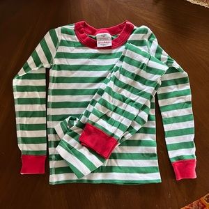 Unisex Hanna Andersson Elf Striped Holiday Pajamas